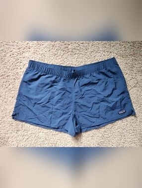 Patagonia Barely Baggies Shorts Tidepool Blue Women's Size XL NWT